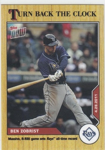 2020 Topps Now Turn Back the Clock - Ben Zobrist #29