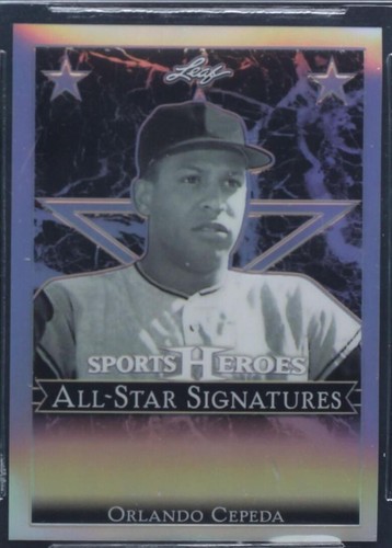 2017 Leaf Metal Sports Heroes - Orlando Cepeda #AS-OC1