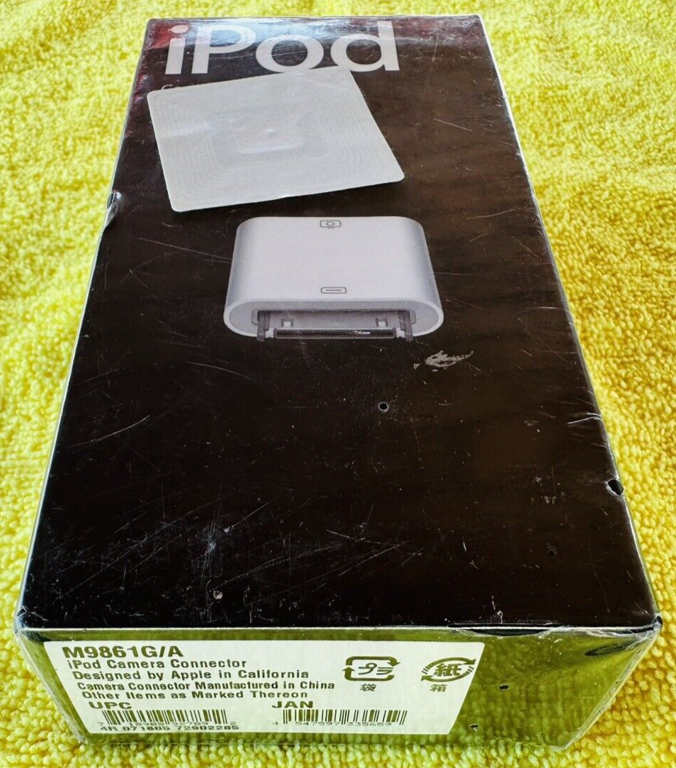 NWT FACTORY SEALED BLACK BOX MEN WOMENS ONE APPLE iPod