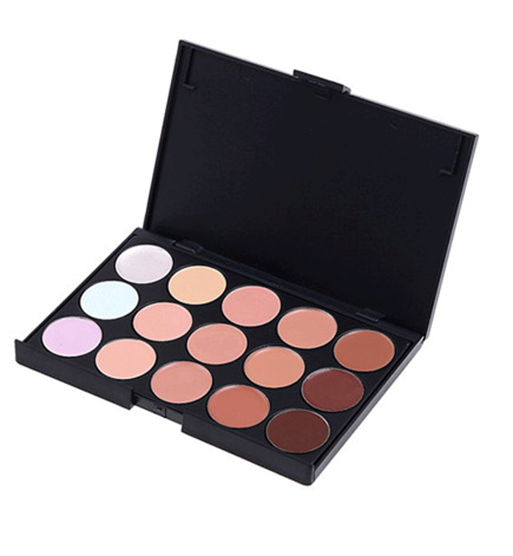 15 Colors Contour Concealer Face Cream Makeup Palette Professional + SPONGE NEW
