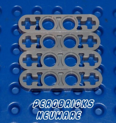 Lego Technic Technik 4 dünne Liftarme 4 Löcher #32449 hellgrau NEUWARE