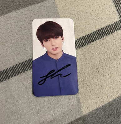 BTS Jungkook Kyocera Dome Signed Photocard