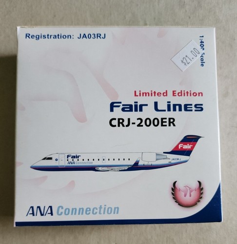 NEW PHOENIX MODELS ANA ALL NIPPON IBEX FAIR LINK CRJ-200 1
