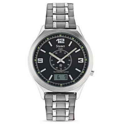 Stauer Titanium Atomic Radio Controlled Watch 15442