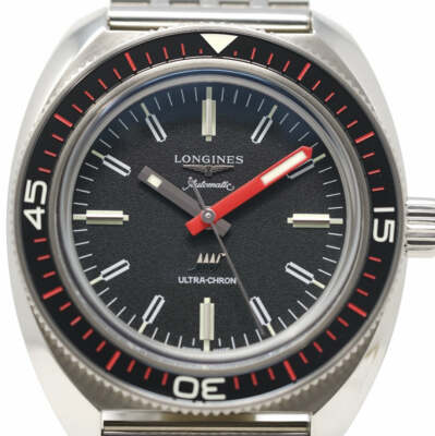 Pre-owned Longines Ultra-chron Box Edition Black Dial 43 L2.836.4.52.9