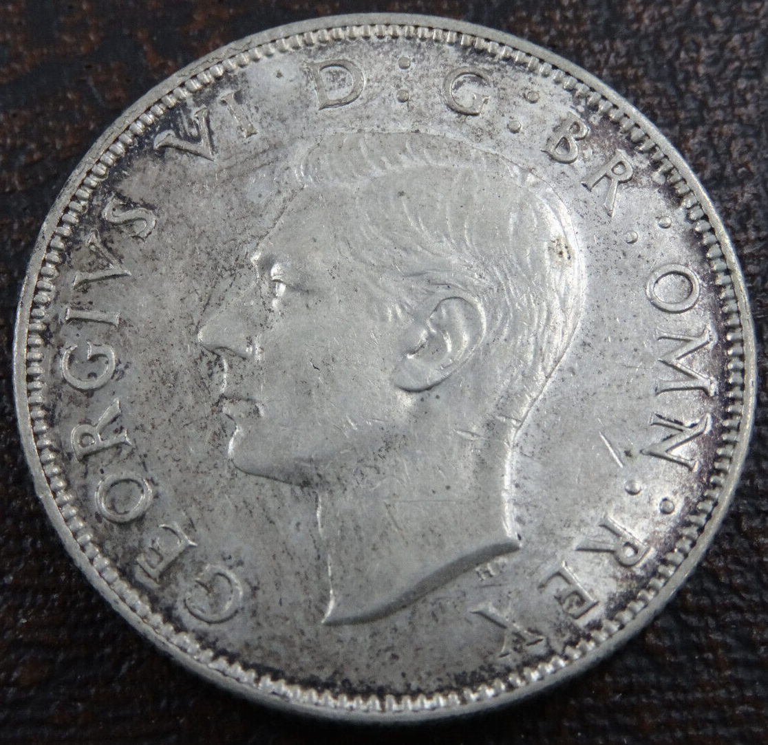 1943 Great Britain 2 Two Shillings George VI KM #855
