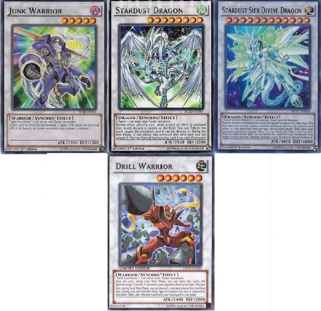 Yugioh Yusei Fudo Complete Deck - Stardust Dragon - Junk