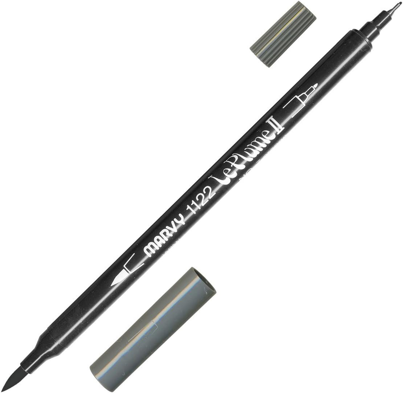 Marvy Marker Le Plume Ii-Dark Grey