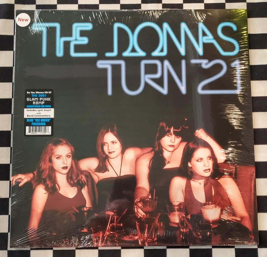 Turn 21 LP by The Donnas blue ice queen vinyl 2023 sealed