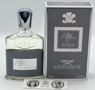 Creed Aventus COLOGNE 100ml 3.3 oz NEW Sealed METAL CAP Authentic Ships Fast