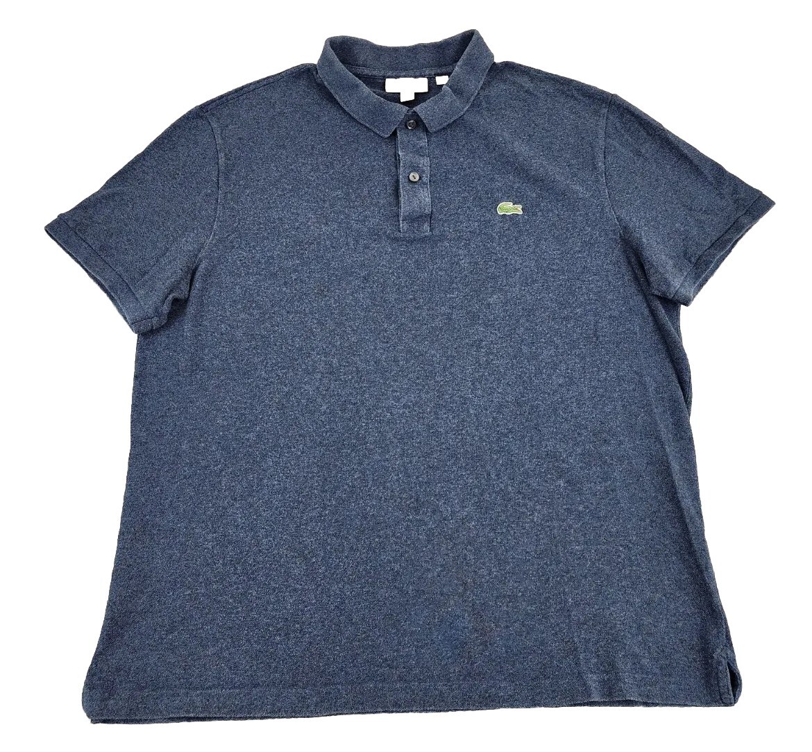 Gray hot sale lacoste polo