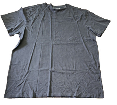 NEW Men's American Giant Classic Cotton Crew Neck Tee Shirt Black 2XL