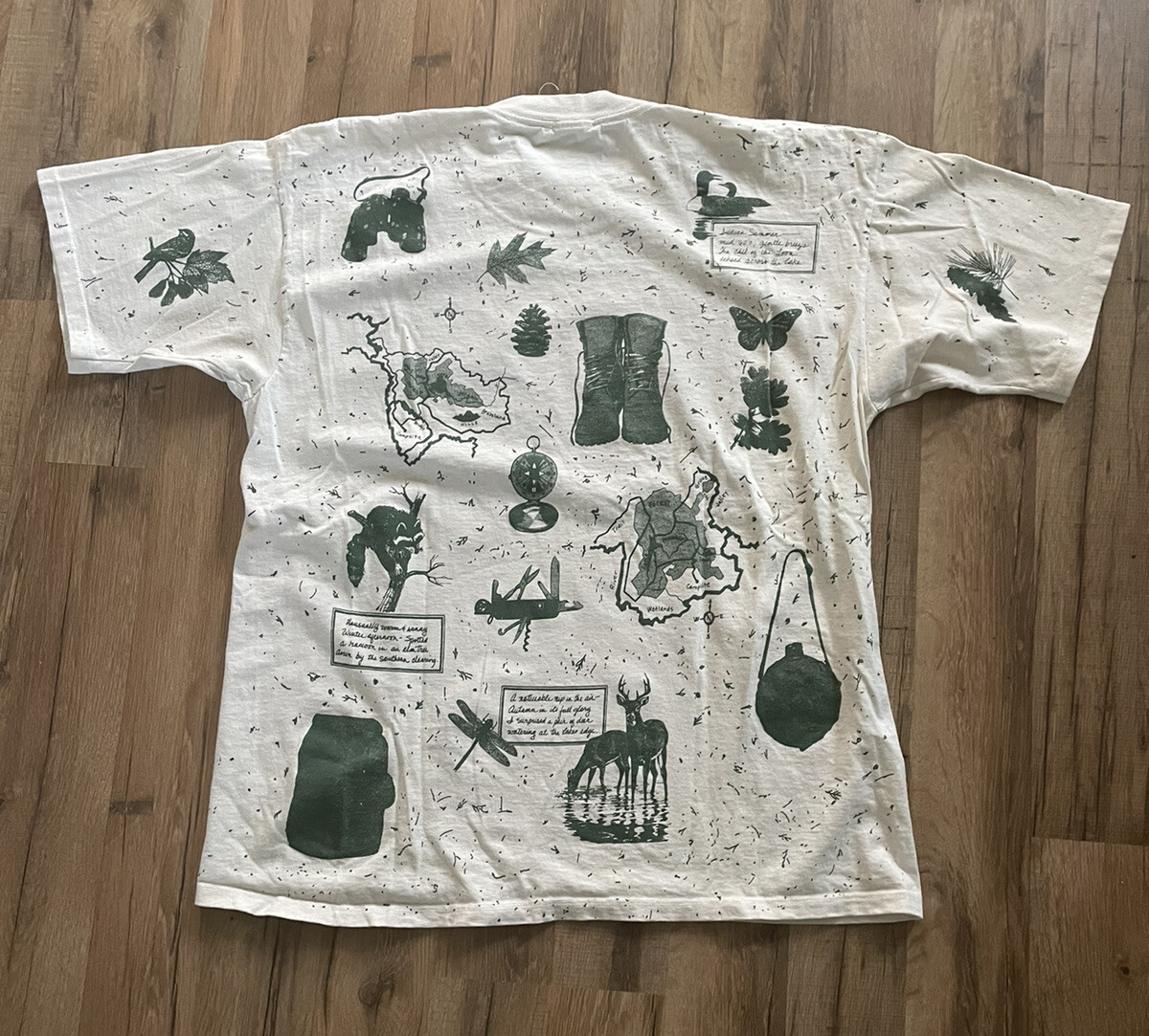 Vintage All Over Print Alabama Themed 