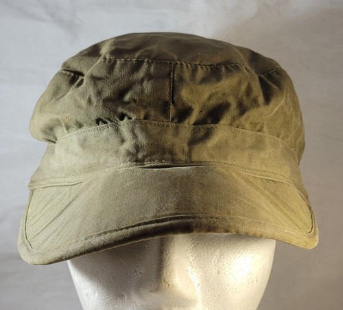 Vintage WWII Era O.D. Cotton Field Cap With Visor US Army