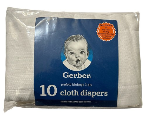S 10 Pack White 14” X 20” Burp Cloths