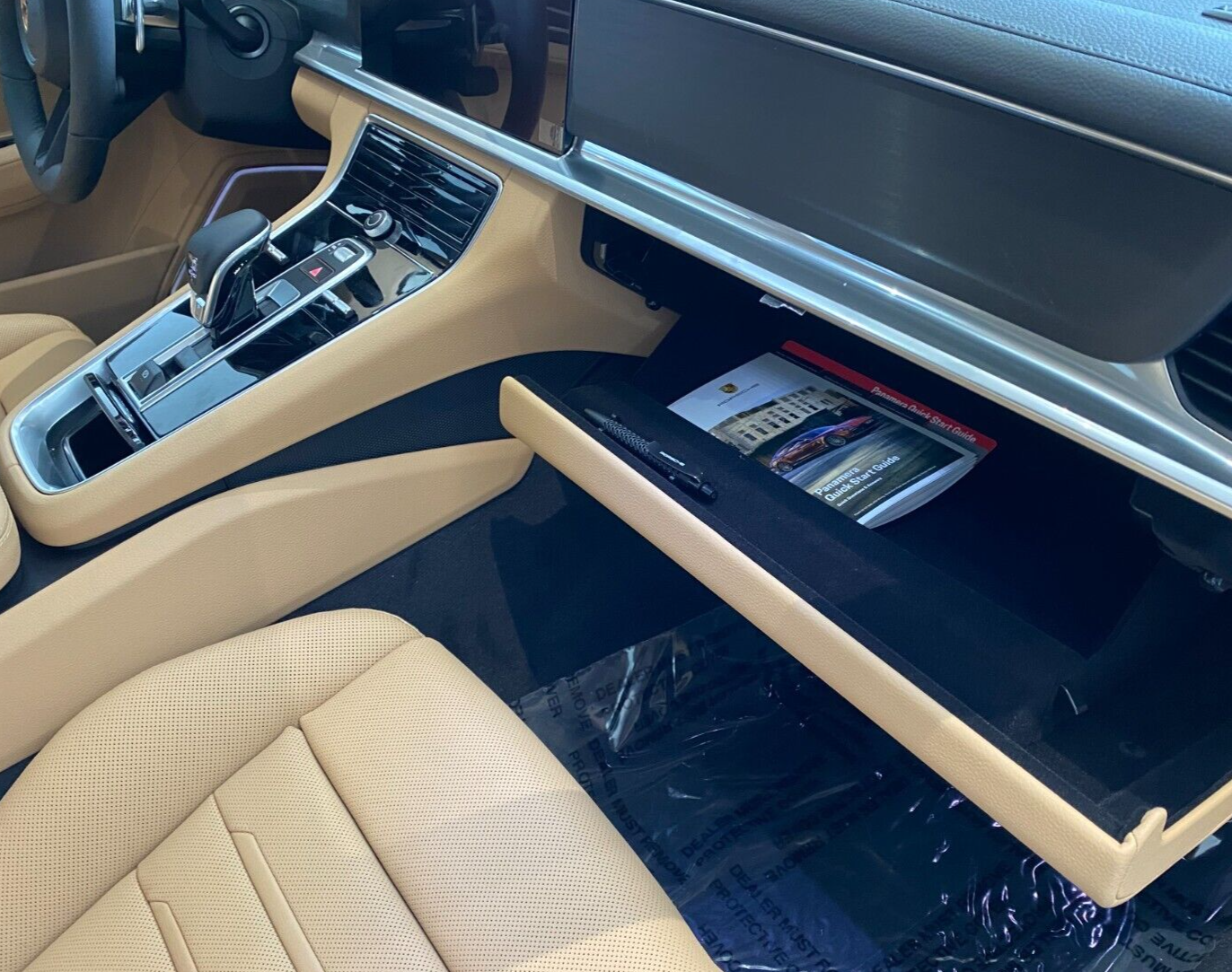 PORSCHE True Biotic Ballpoint Pen For the Glove Box Compartment Pen Holder