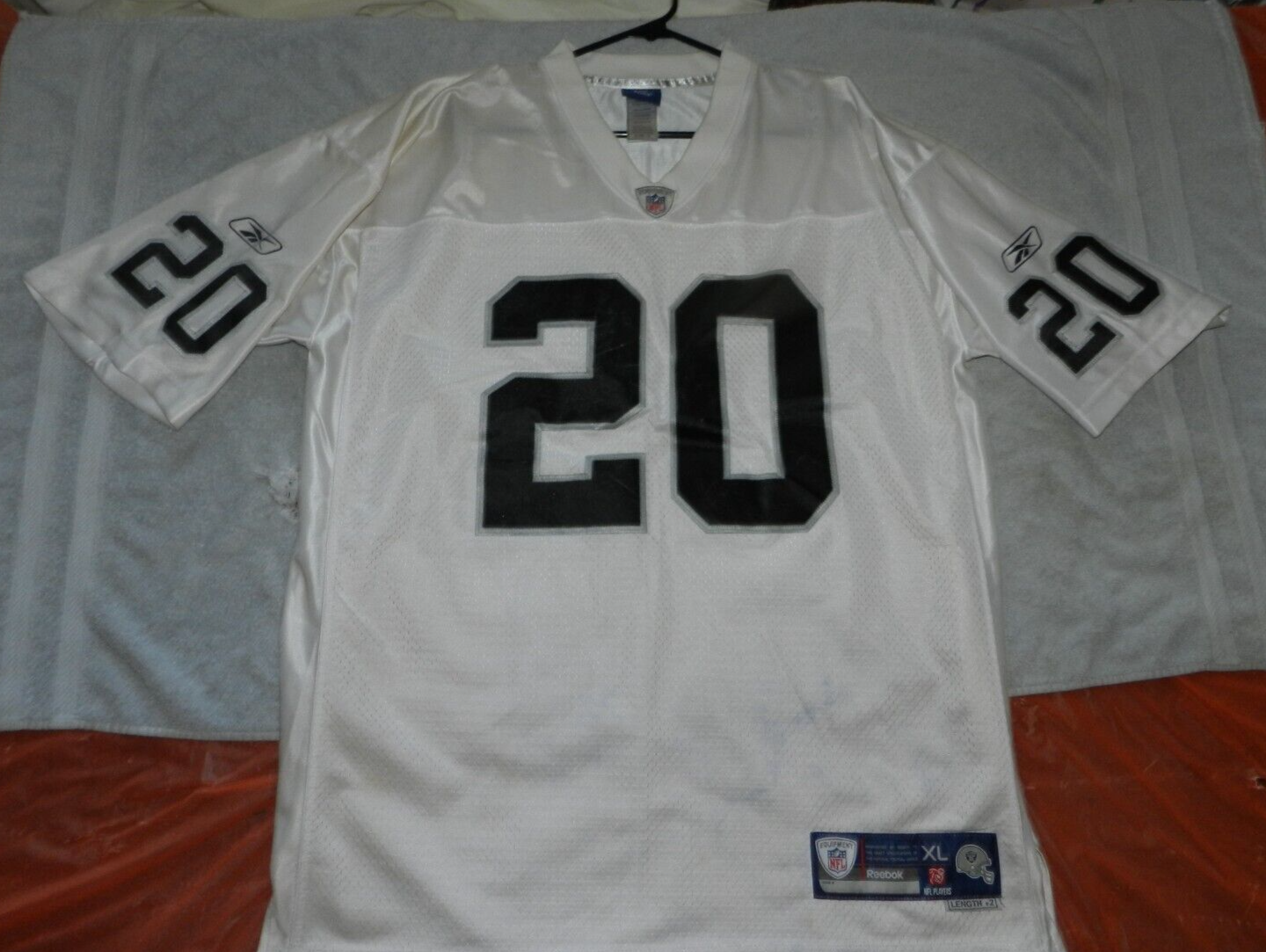 NFL レイダース Reebok McFADDEN ゲームシャツ RAIDERS リーボック☆NFL Raiders/レイダース☆アメフトゲームシャツ☆黒