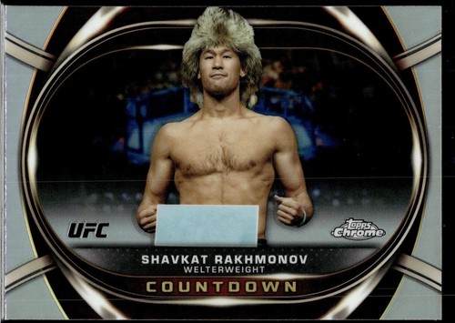 ufc 無敗　ラクモノフ　カード Shavkat Rakhmonov 2024 Topps Chrome UFC Autograph Gold