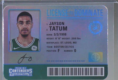 2019-20 Panini Contenders - Jayson Tatum #1