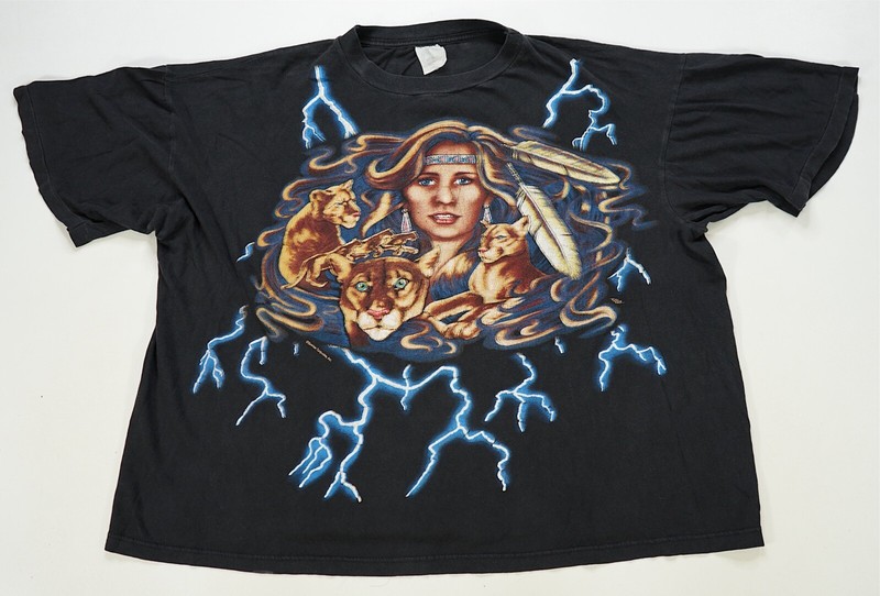 LGB - 00s archive L.G.B. t-shirt tシャツ thunder Vintage 2005 HIM DARK LIGHT Band Ville Valo Y2K CKY BAM T