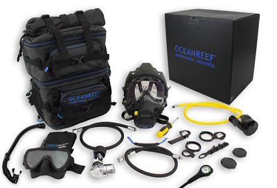 Used Ocean Reef Neptune III Package - Diving Full face mask Size M/L Color Black
