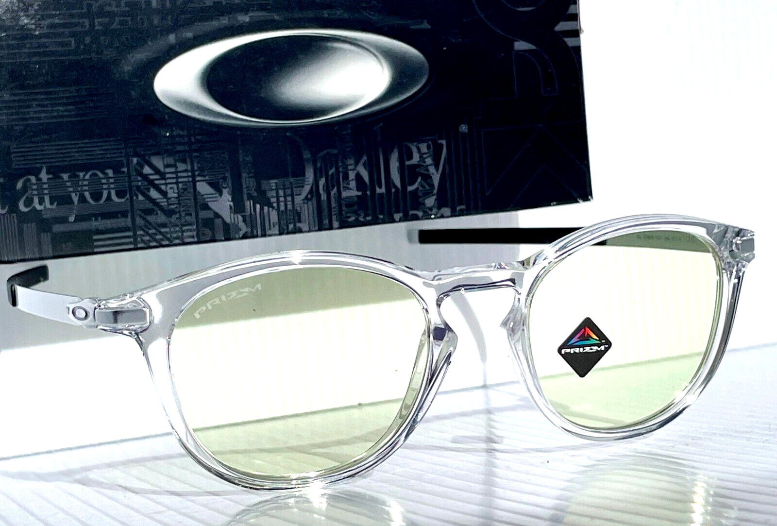 NEW Oakley PITCHMAN R Clear PRIZM GAMING Blue Light Blocking NEW Oakley PITCHMAN R Clear PRIZM GAMING Blue Light Blocking