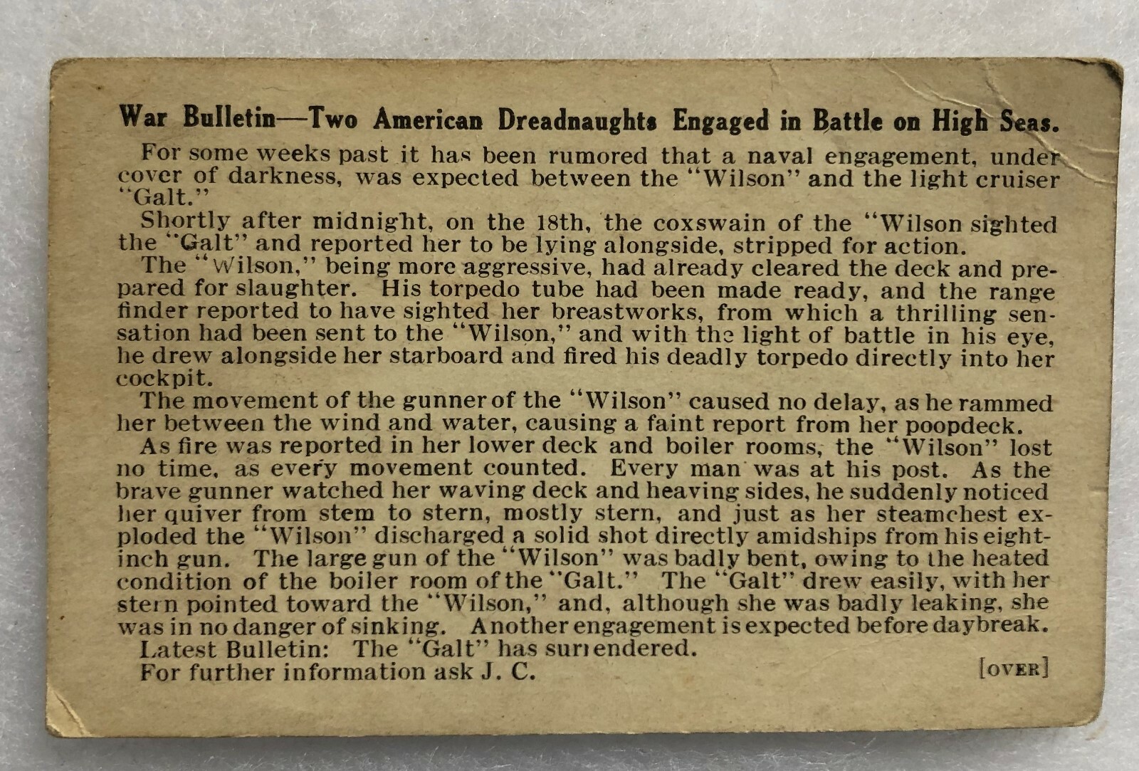 VINTAGE BUSINESS CARD - BILLIARD POOL PARLOR - DAYTON OHIO