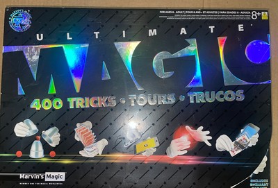 Marvin's Ultimate 400 Magic Tricks & Illusions 8+ Adult with Magical Bag MMB5734