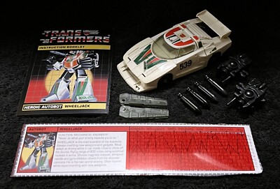 G1 1984 WHEELJACK   PRE RUB 100% COMPLETE   TECH SPEC   VINTAGE G1 TRANSFORMERS