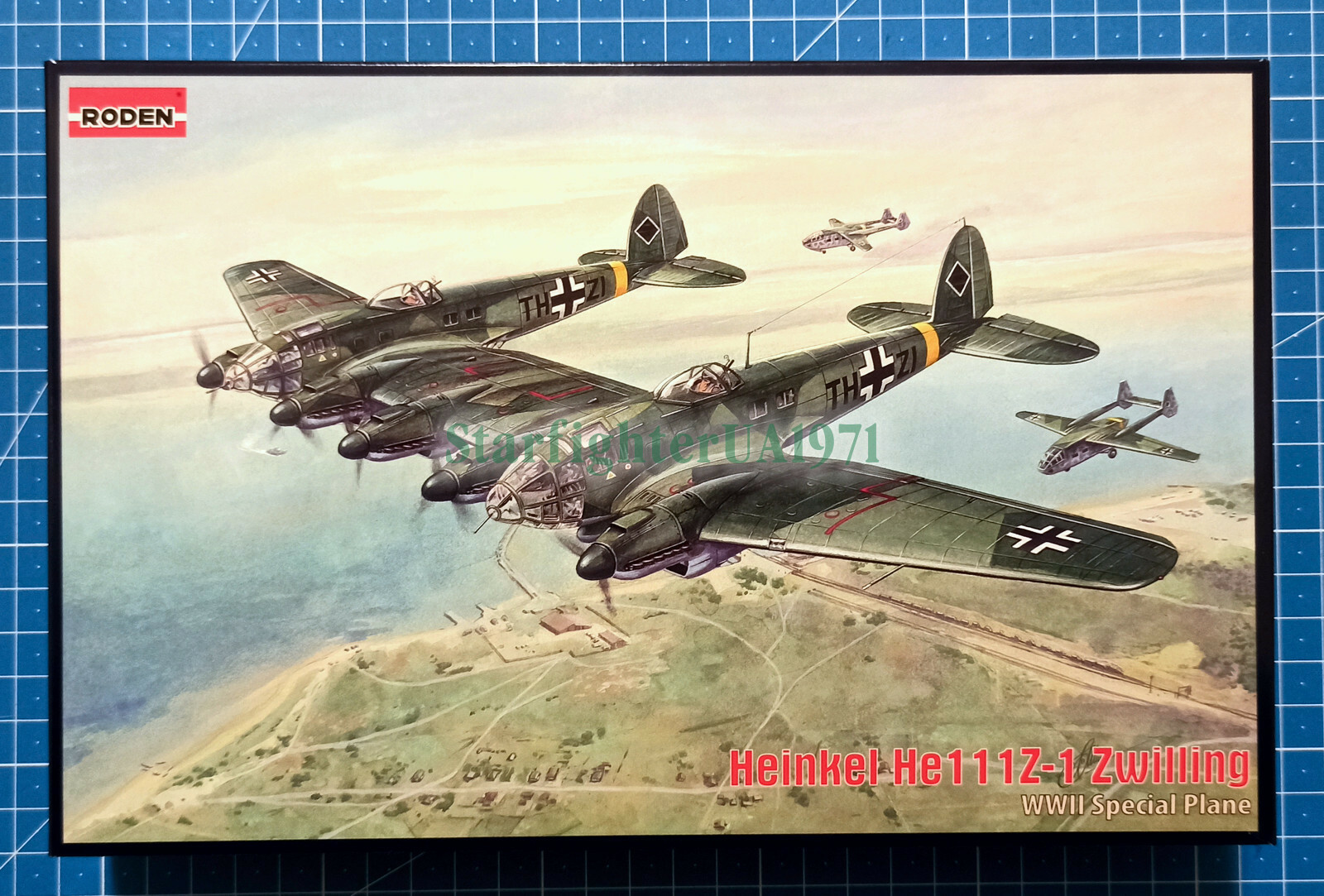 s33.1.30.eightman‼️1/32Ju88A-1、he111p 1/32 Heinkel He-111P - Ready for Inspection - Aircraft