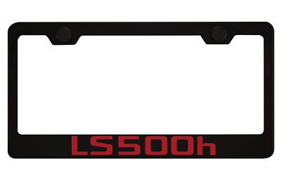 Black License Plate Frame for LS500h