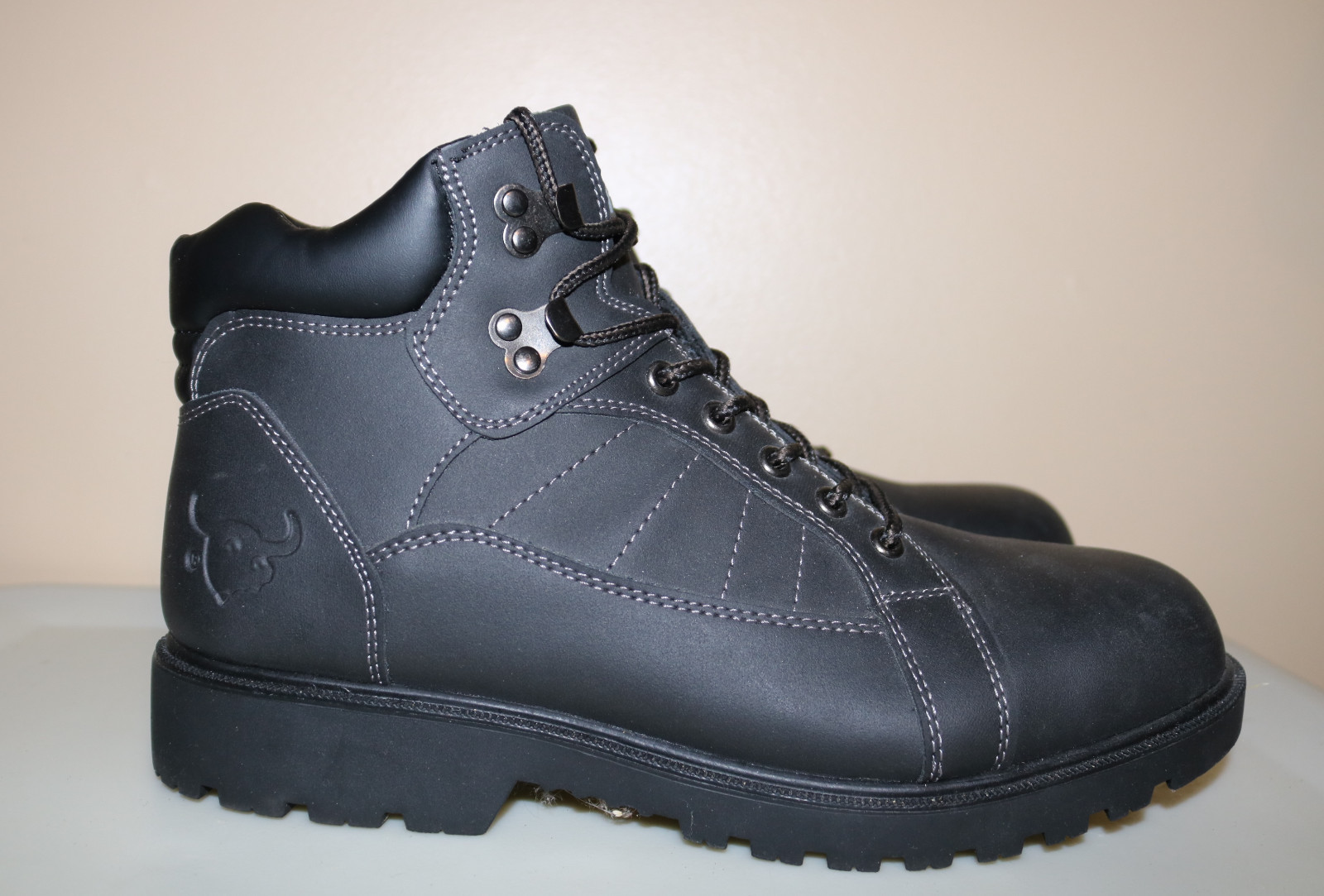 texas steer boots black