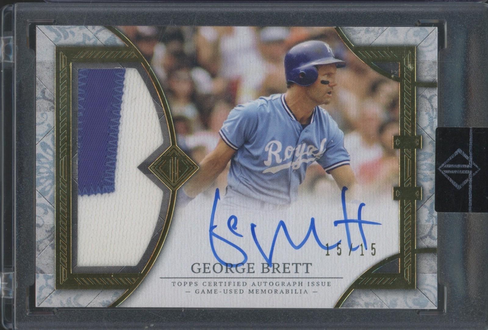 721 2024 Topps Transcendent Collection George Brett 15/15 Auto Patch