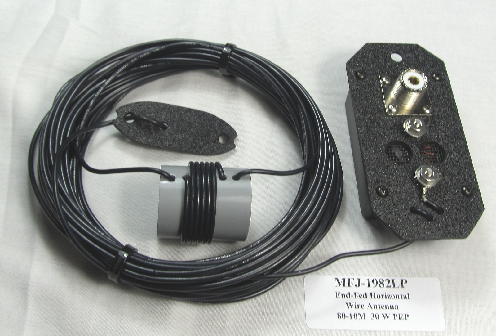 MFJ1982LP EndFed 1/2 Wave 30W QRP 80M10M Wire Antenna 132 feet