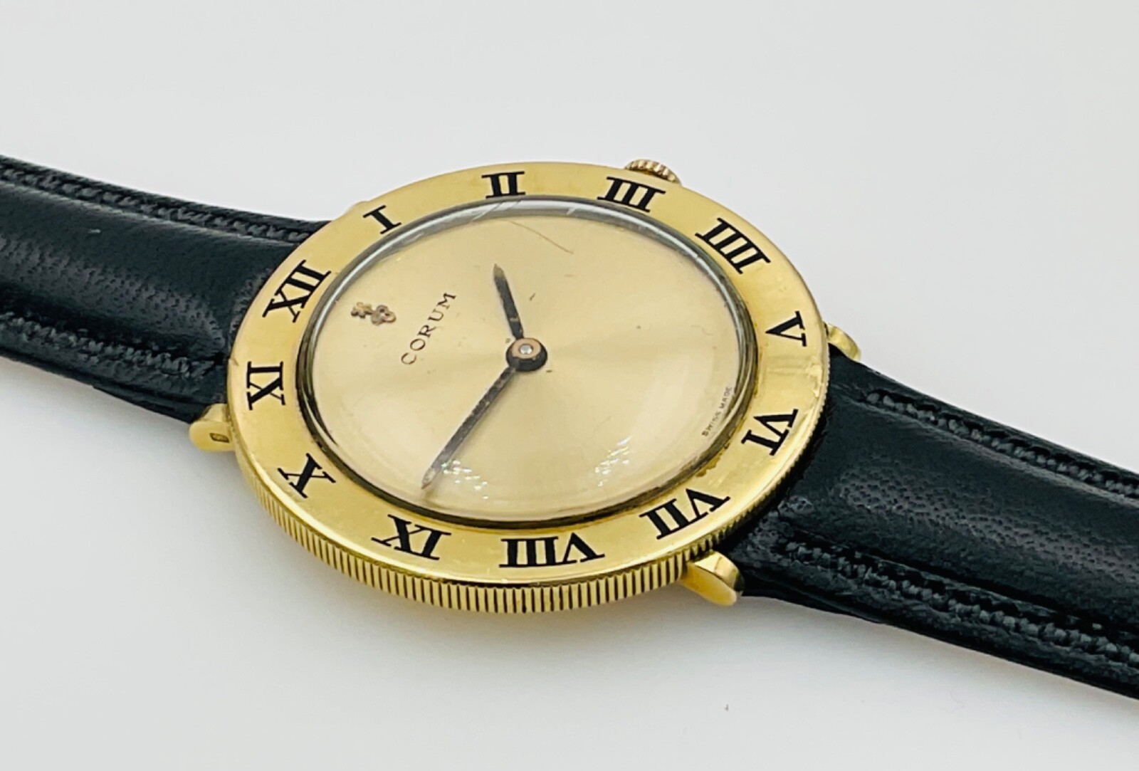 VINTAGE Corum 18K Yellow Gold Manual Wind Watch | eBay