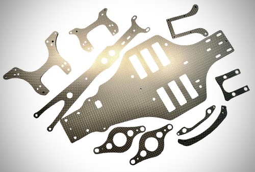 1993 Yokomo Works YZ10 Carbon Fiber Chassis Set 870c 4WD