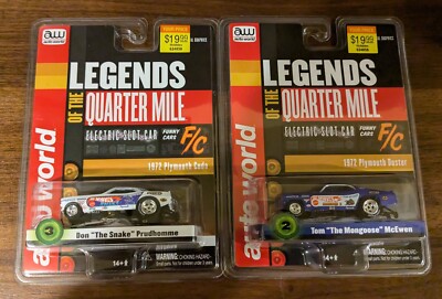 2 New Autoworld Slot Cars From Legends Of The Quarter Mile Series