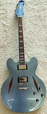 Epiphone Dave Grohl Foo Fighters DG-335 Pelham Blue Semi Hollow Guitar w/Case