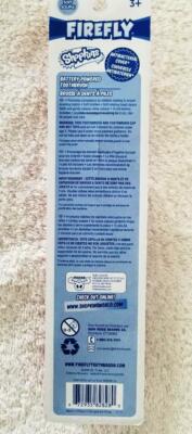 Shopkins Firefly Protect Battery Toothbrush - New / Sealed