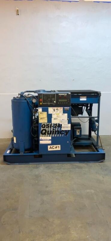 50HP Quincy Rotary Screw Air Compressor QSI-245