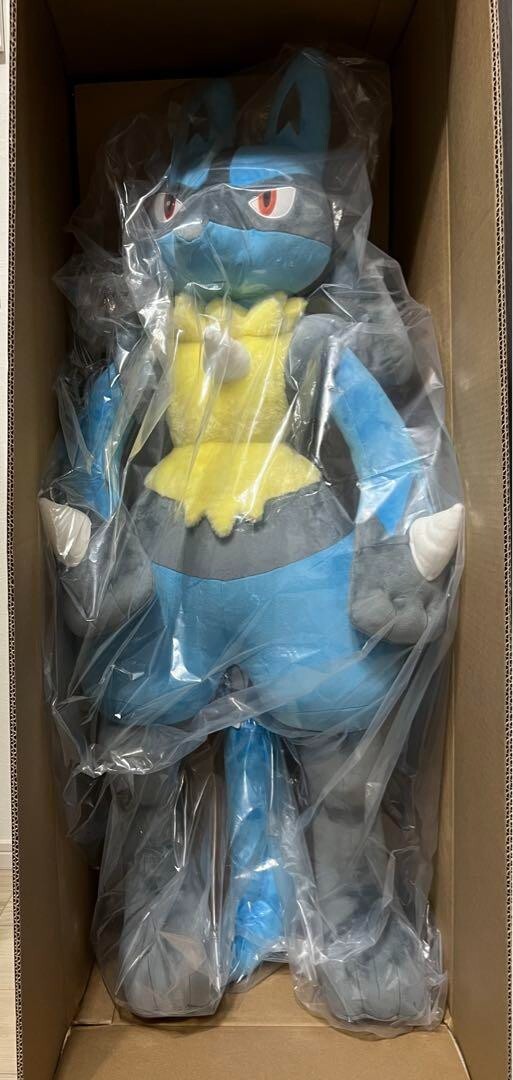 Купить POKEMON CENTER ORIGINAL PLUSH LIFE SIZED Jumbo LUCARIO Japan ...