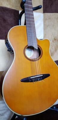 Used YAMAHA Elegat APX-6NA Semi Acoustic Electric Guitar Rare