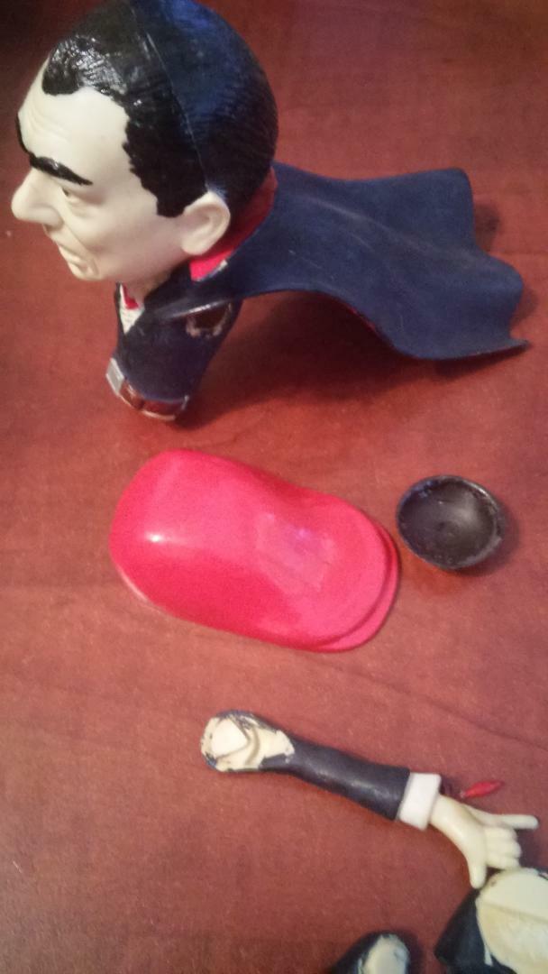 1964 Aurora Dracula's Dragster Model Kit Some Paint Almost Complete Some Repro