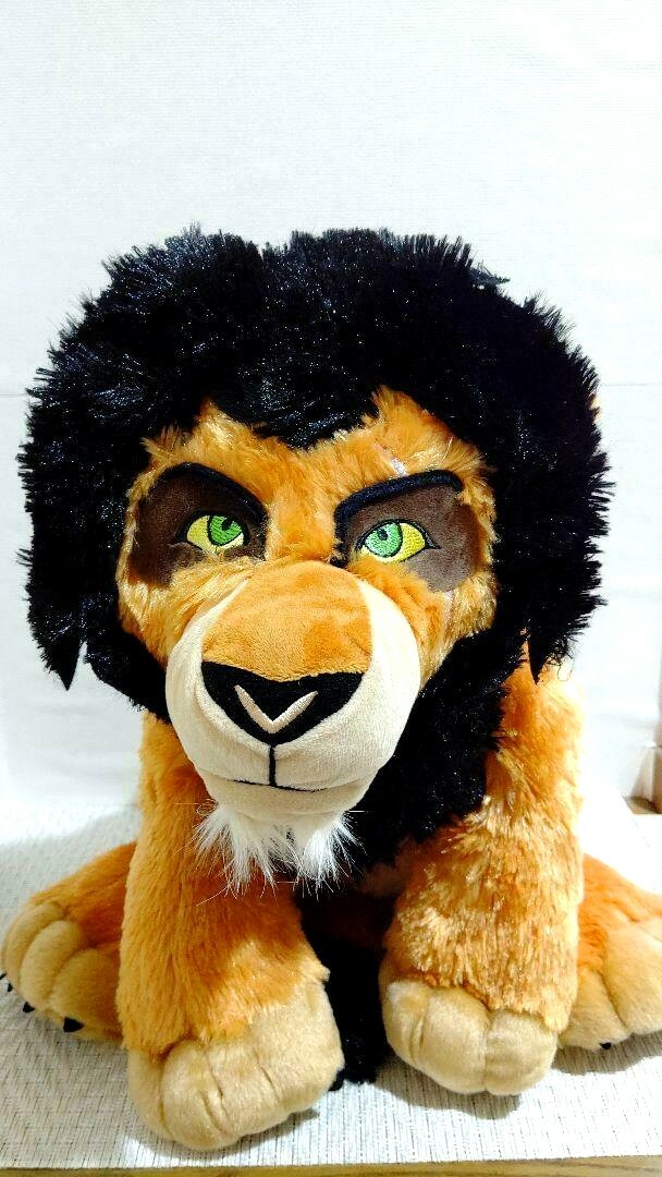 Disney SCAR KING 世界に5枚 DISNEY SCAR POSEABLE FIGURE LION KING NEW VERY RARE MOVING