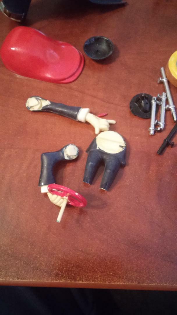 1964 Aurora Dracula's Dragster Model Kit Some Paint Almost Complete Some Repro