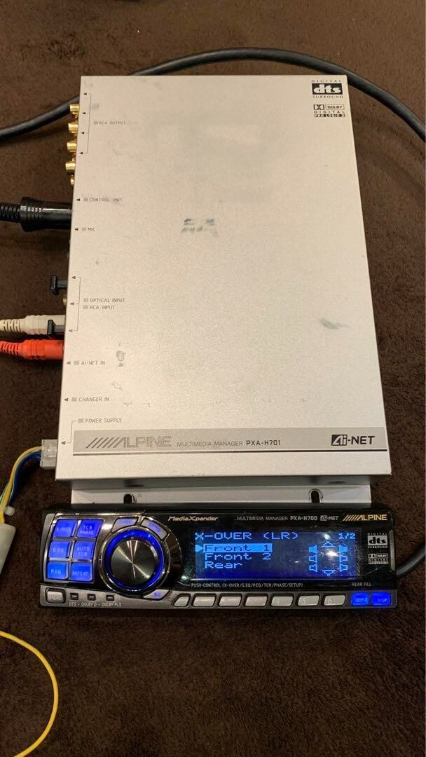 ALPINE PXA-H700 ジャンク品 ALPINE PXA-H700 Digital Processor Set Car Audio Energization