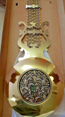 Kieninger grandfather clock Lyre pendulum 116 cm length 275 mm bob