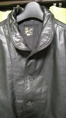 levi’s vintage clothing menlo cossack LEVIS VINTAGE CLOTHING: MENLO COSSACK LEATHER JACKET – 85 86