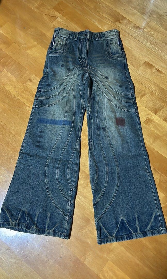 nofaithstudios HEAVY WAVE DENIM M size UNISEX W32 = 41CM