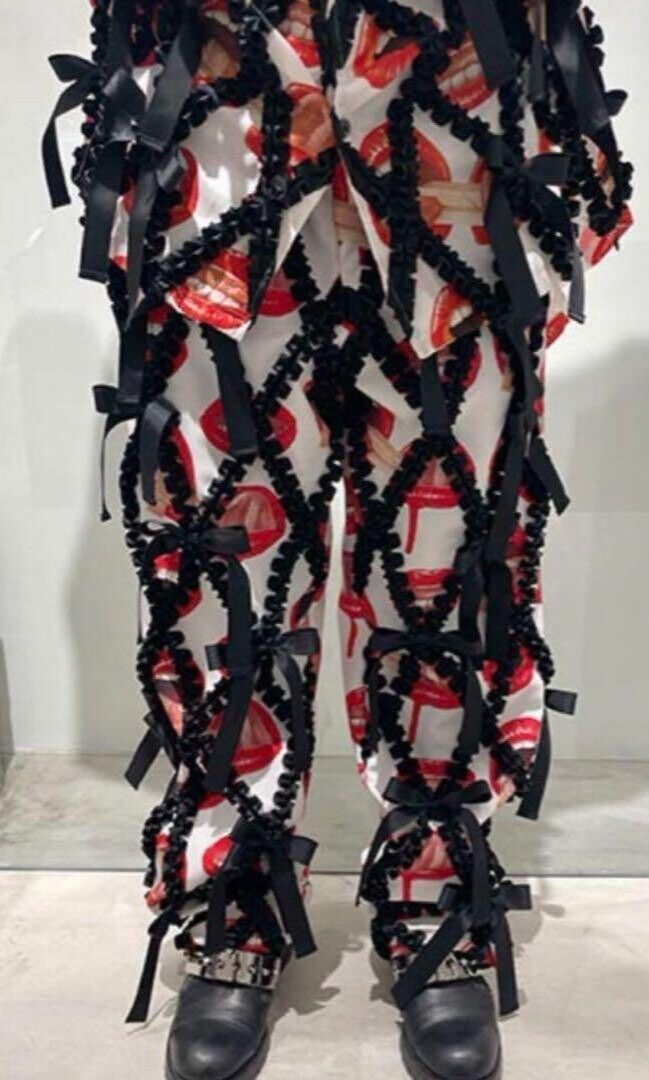 KIDILL Trevor Brown Ribbon Pants
